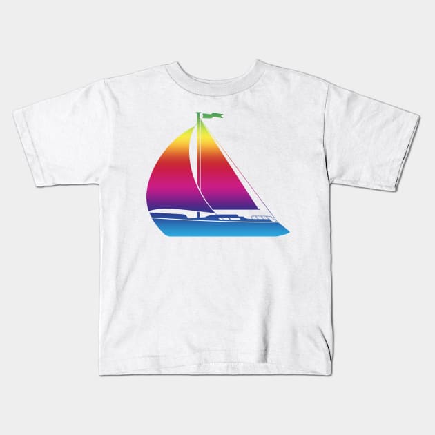 sailing Kids T-Shirt by icarusismartdesigns